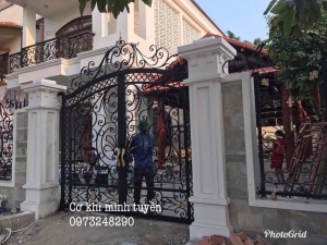 Cổng sắt mỹ thuật CS01